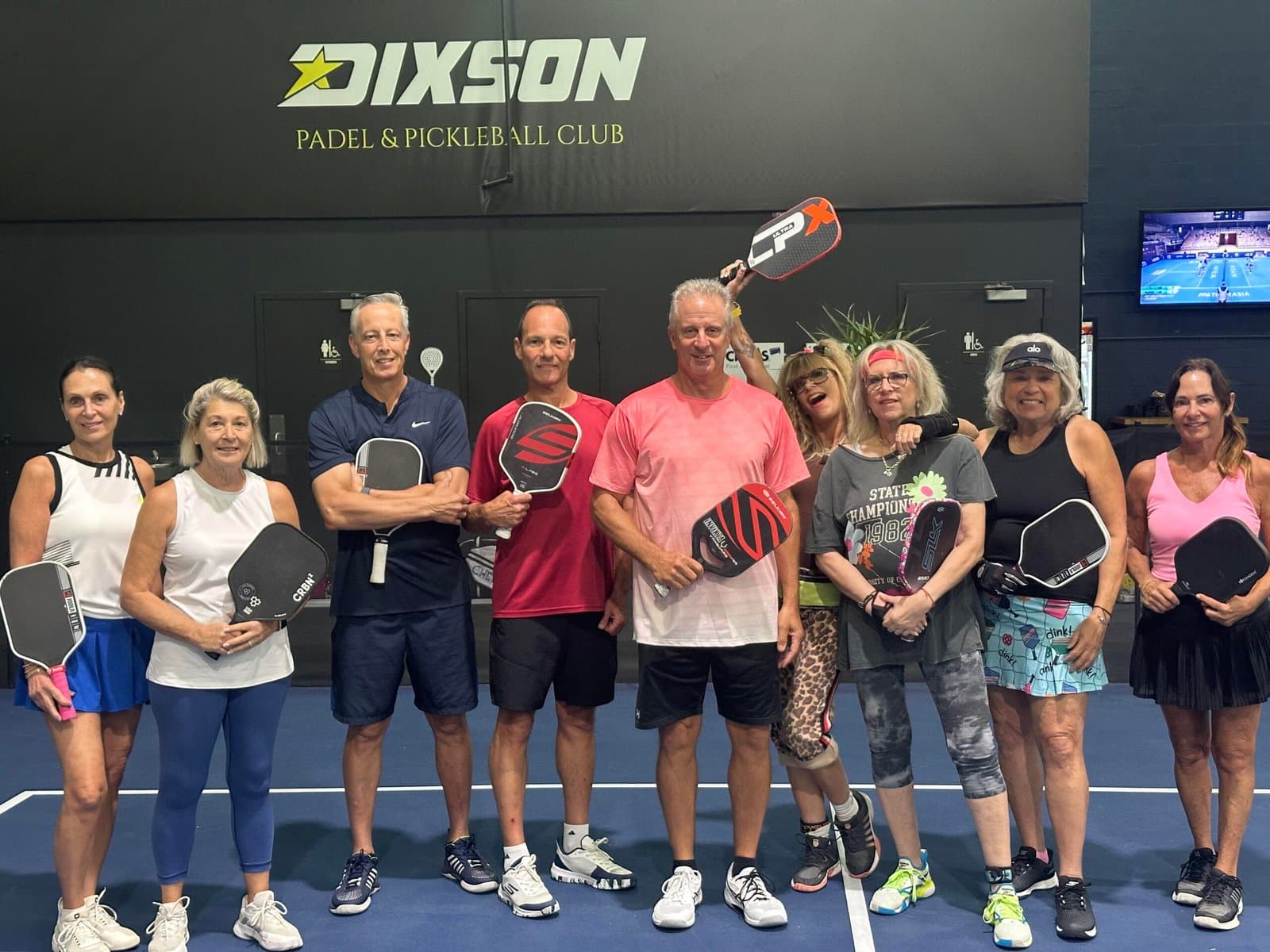 Camp group photo, Texas pickleball